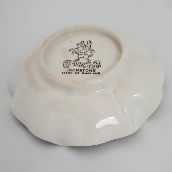 Vtg Christmas Candy / Nut Dish, English Barrington Ironstone China - Picture 6 of 9